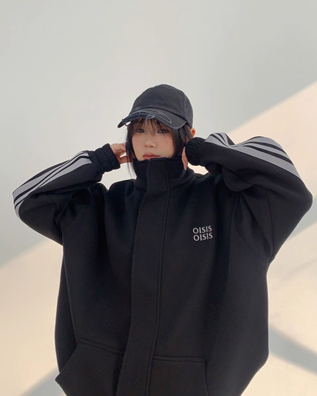 Sideline Stand Neck Jacket / Loose Pants YLS0963