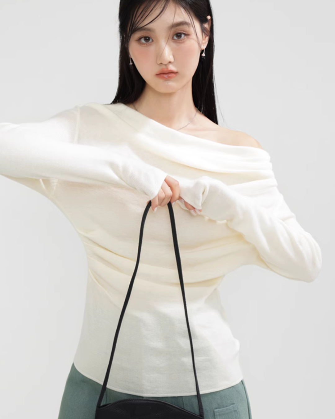 Draped Wrap Top CHS0008