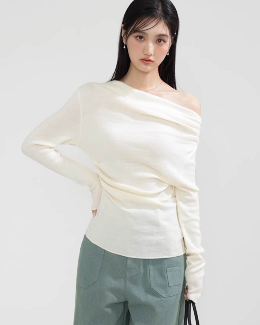 Draped Wrap Top CHS0008