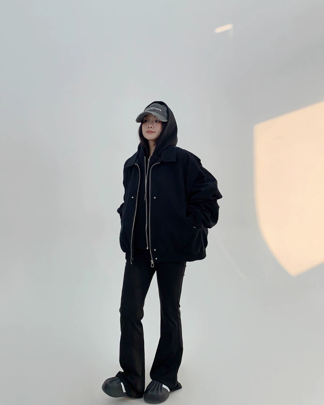 Layered Style Hooded Jacket YLS0724