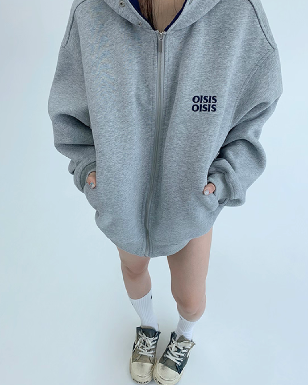 Stand Collar Sweat Jacket YLS0886