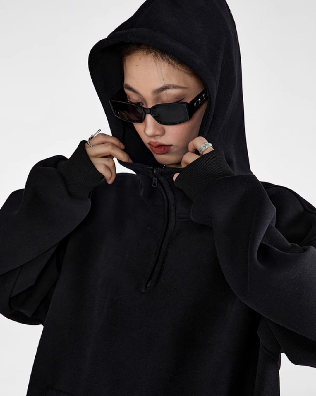 Half Zip Sweat Tops ICM0059