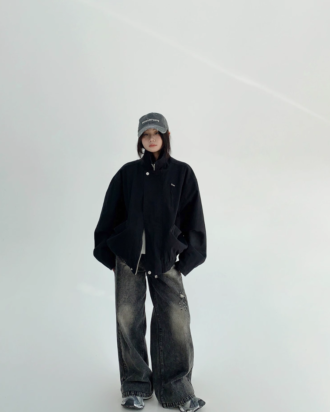 Stand Collar Cargo Jacket YLS0775