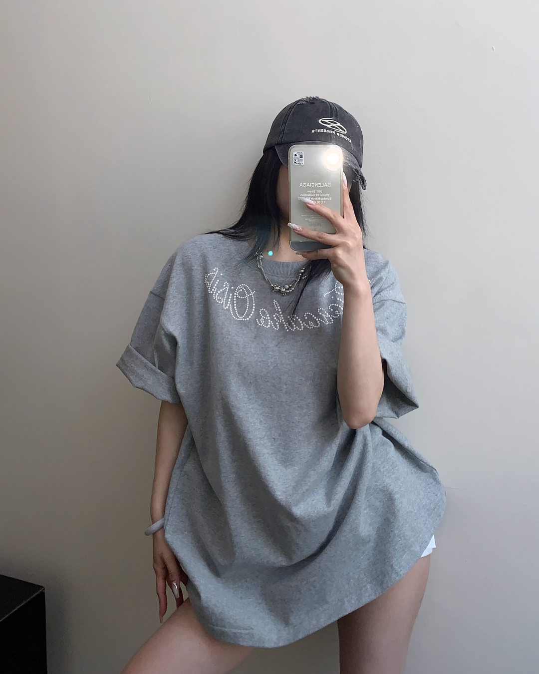 Pearl logo short sleeve T-shirt YLS0837