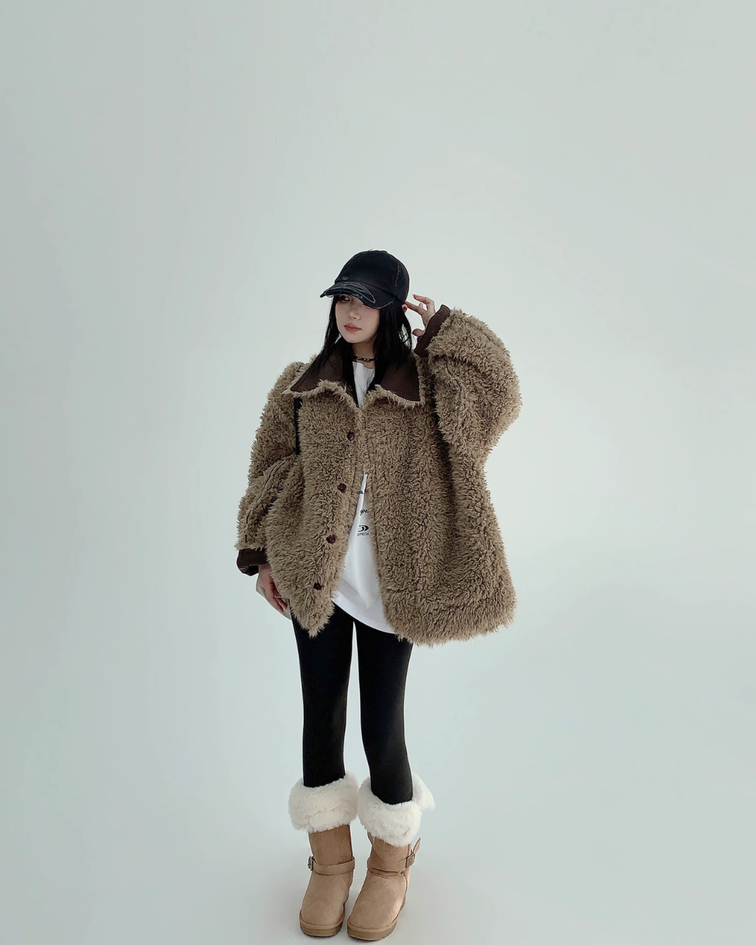 Maillard Fur Mouton Jacket YLS0686