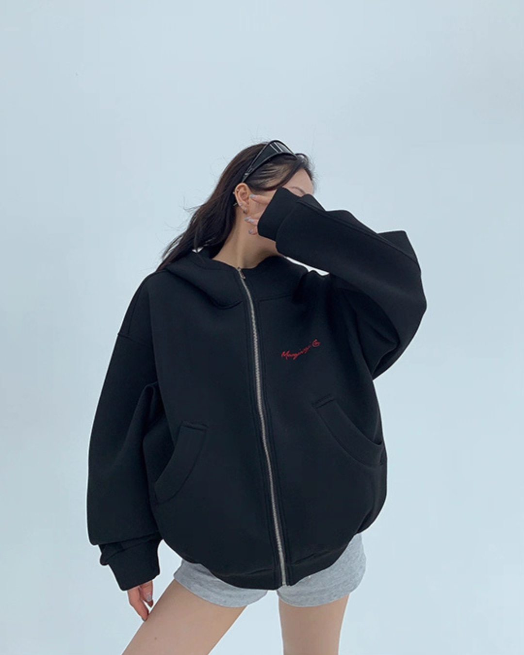 Back Logo Sweat Hood Jacket YLS0908
