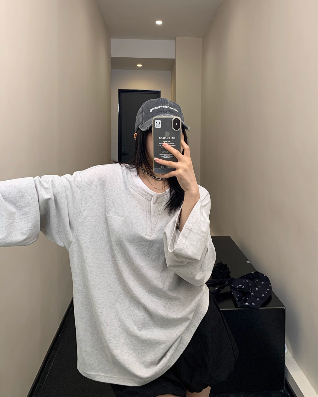 Point Logo Pullover Tops YLS0810