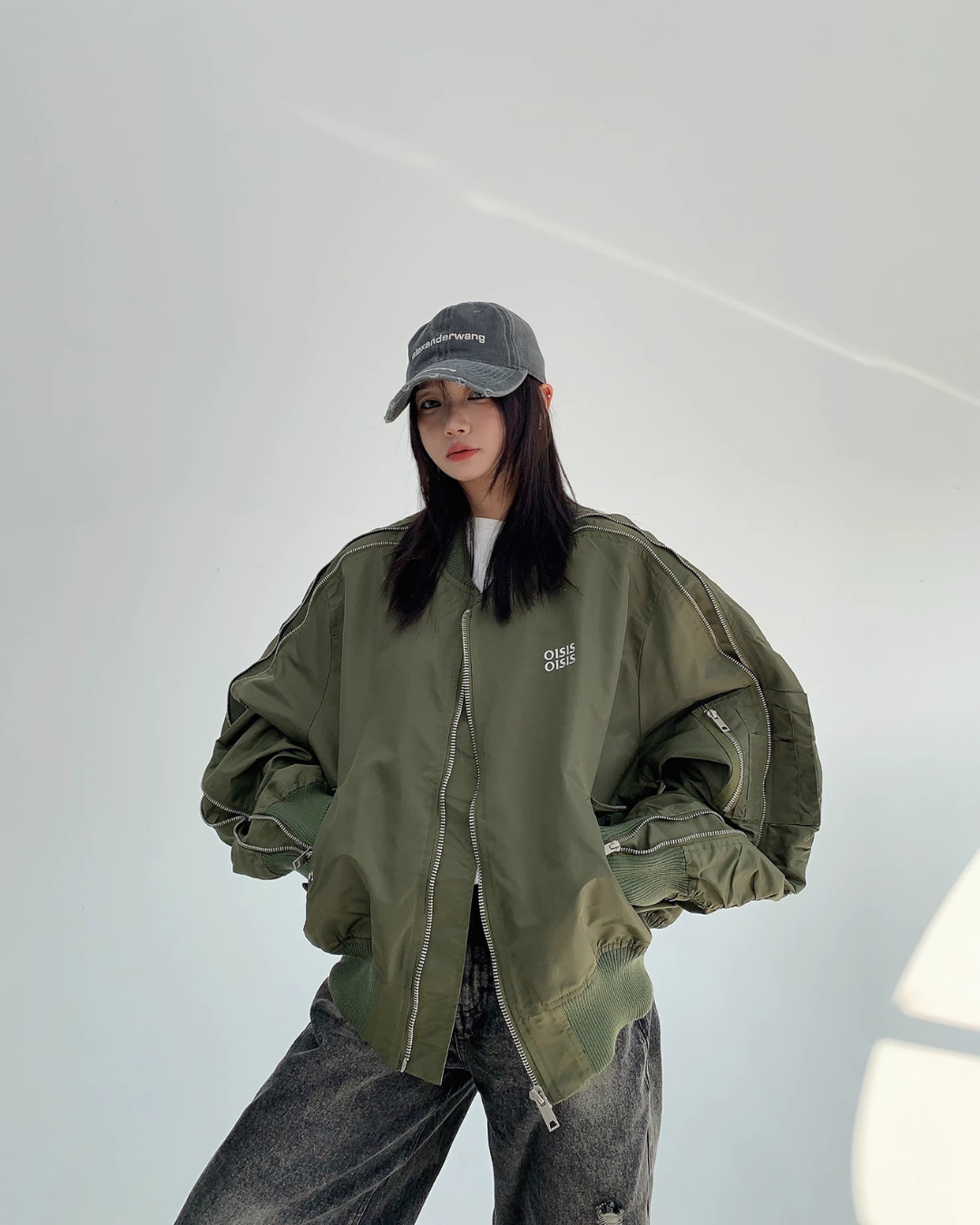 Zip Side Line MA-1 Blouson YLS0823