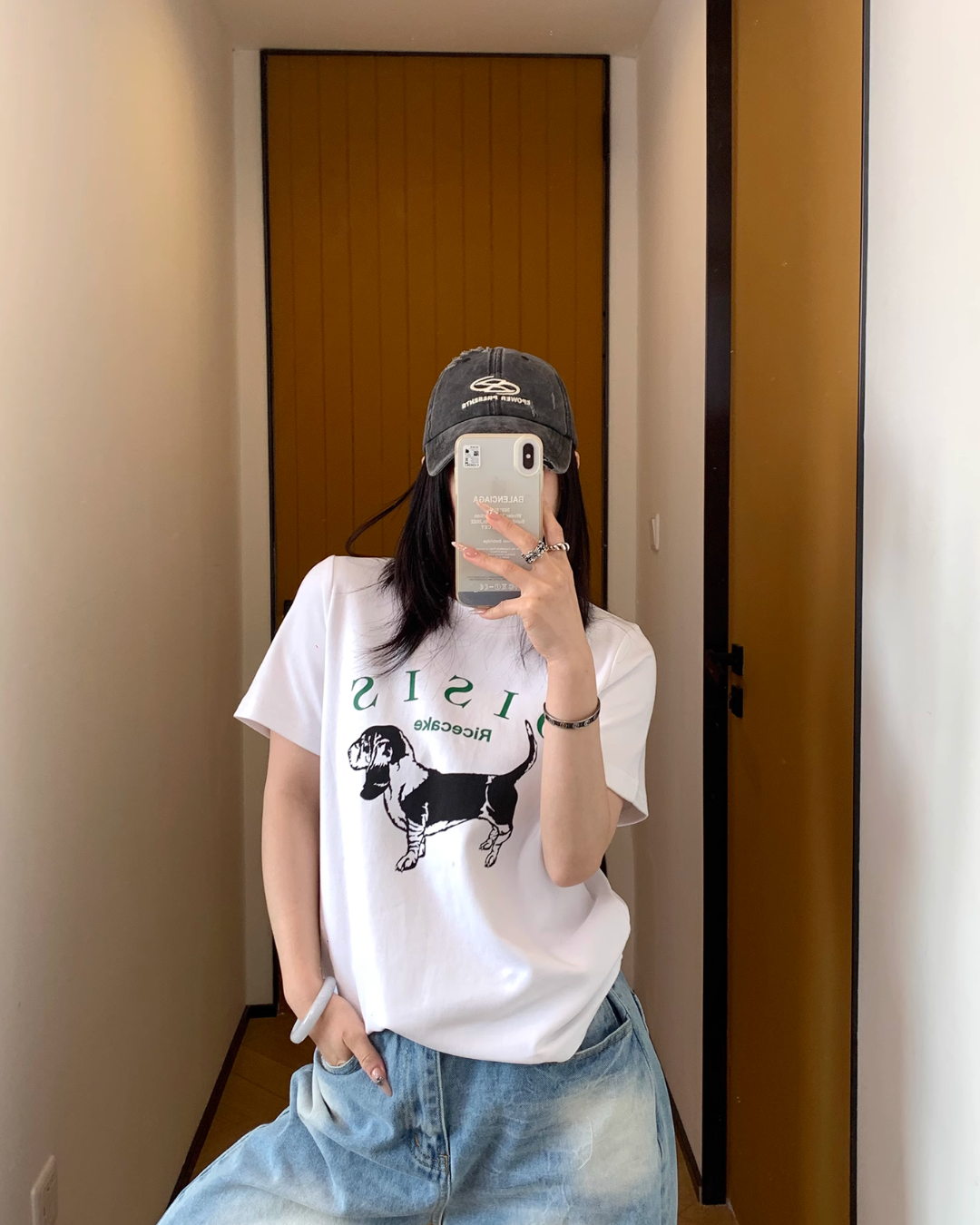 Dog Print Cotton Short Sleeve T-Shirt YLS0819
