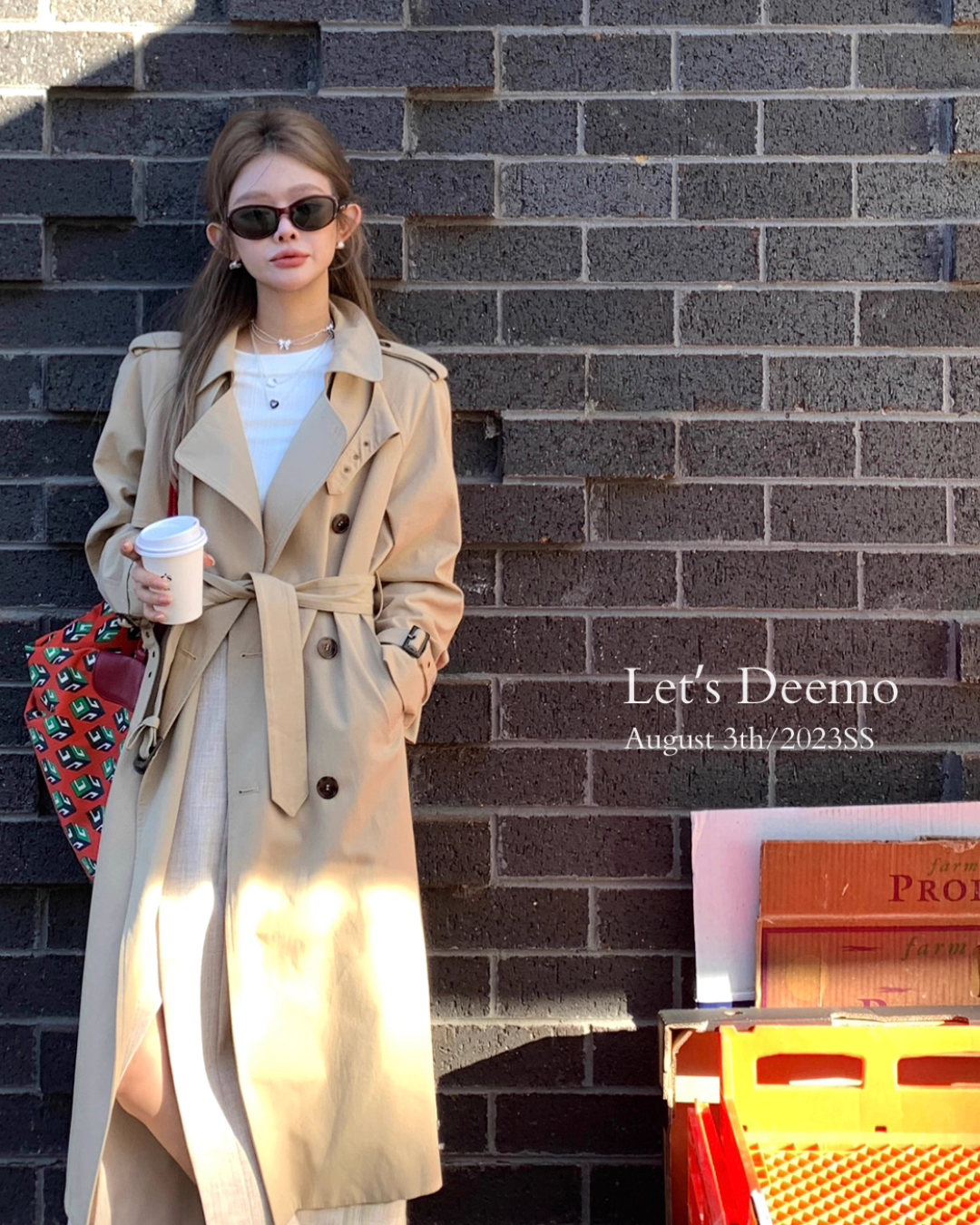 Trench Coat With Belt DEM0002