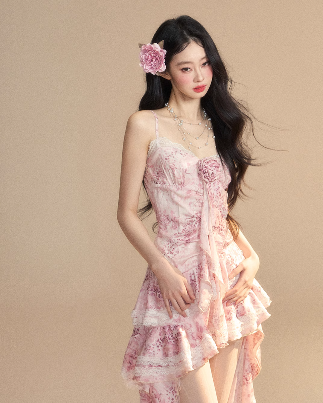 French Lace Slip Dress LAS0020