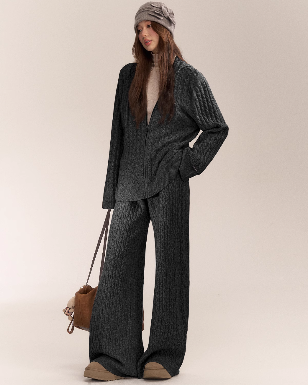 Cable Knit Hoodie / Cable Knit Pants ASG0008