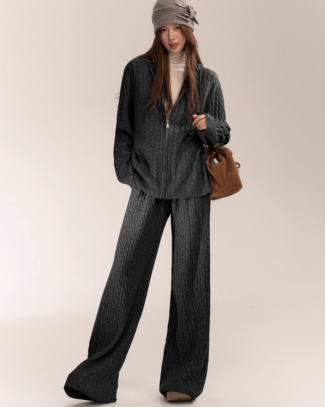 Cable Knit Hoodie / Cable Knit Pants ASG0008