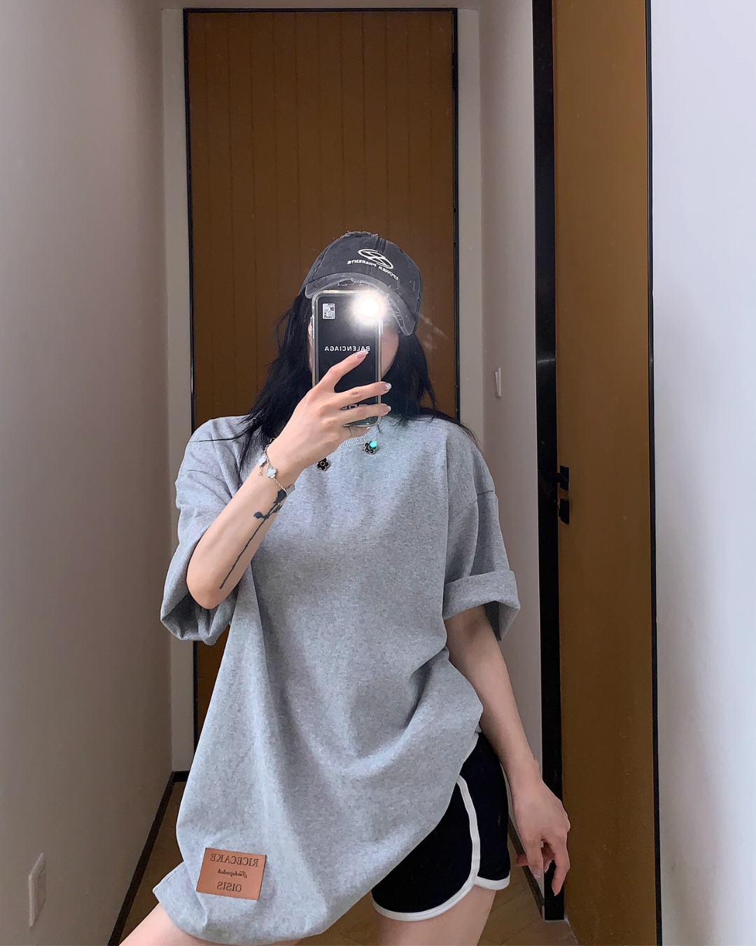 Collar Flower T-Shirt YLS0857