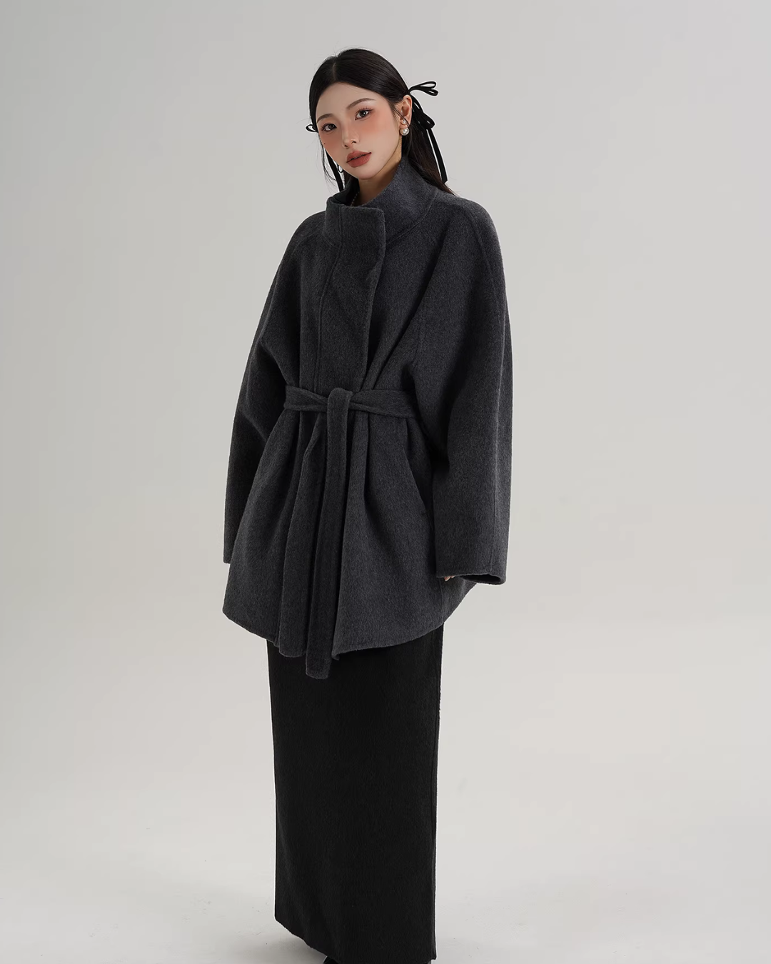 Wool Mid-Length Coat SRS0398