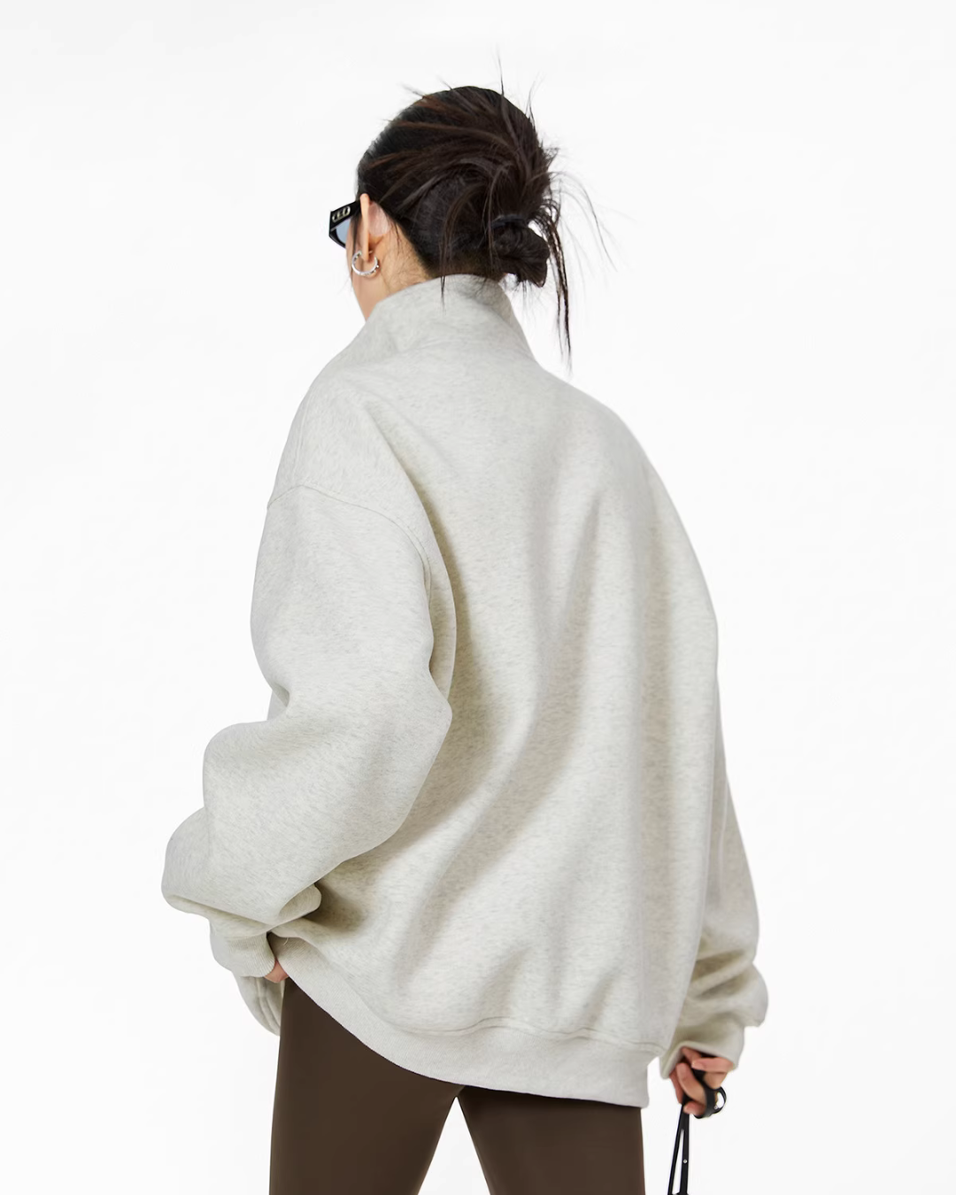 Half Zip Sweat Tops ICM0074