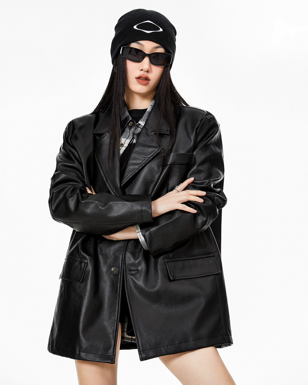Vintage Leather Jacket ICM0066