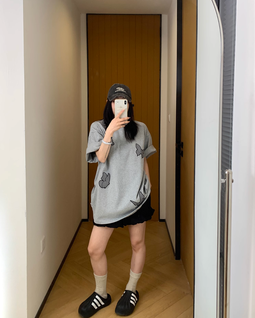 Butterfly Patch Short Sleeve T-Shirt YLS0836