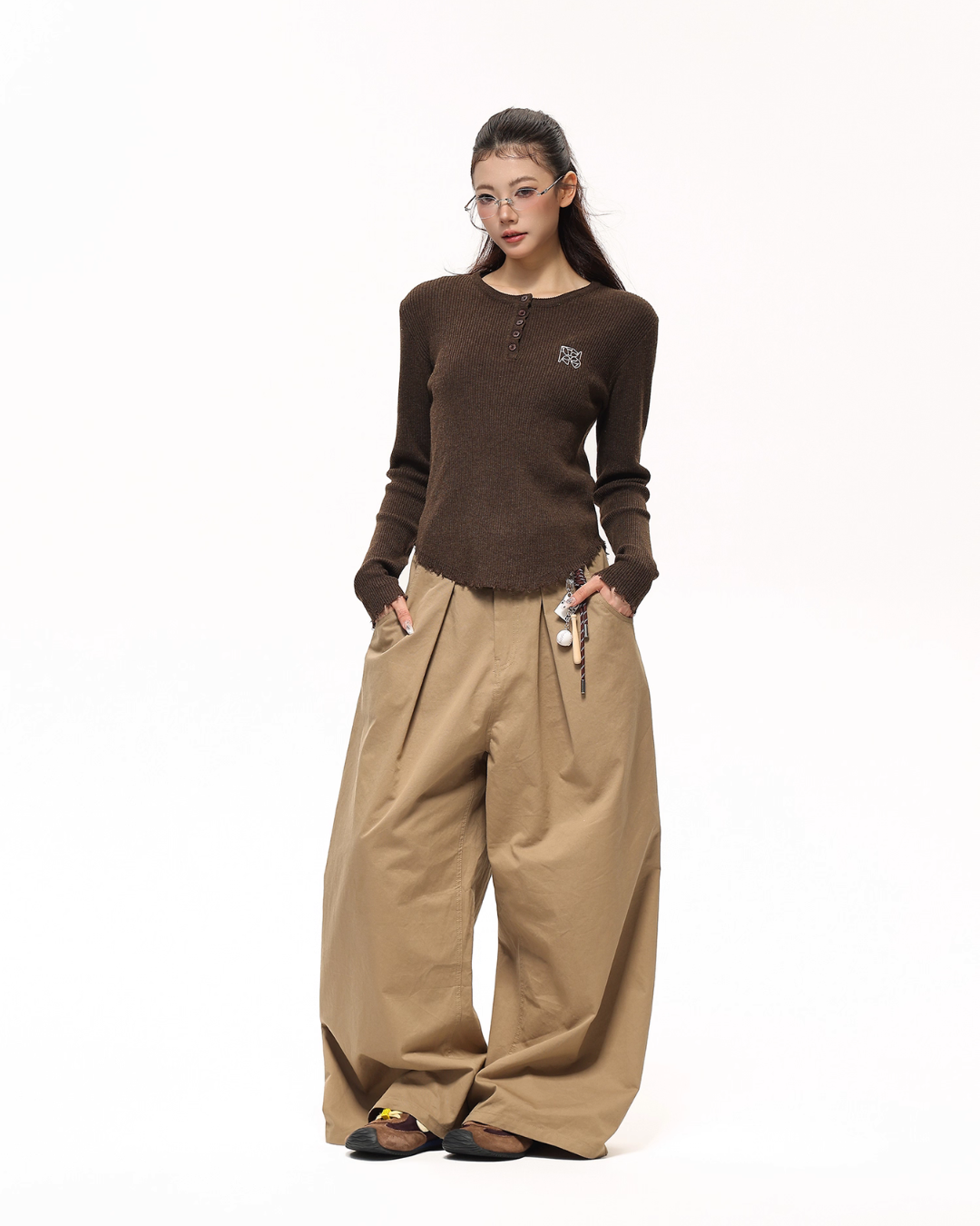 Half-Button Tight Top ACS0296
