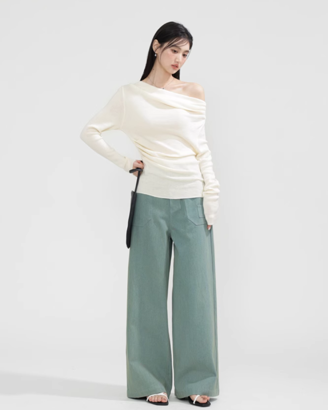 Draped Wrap Top CHS0008