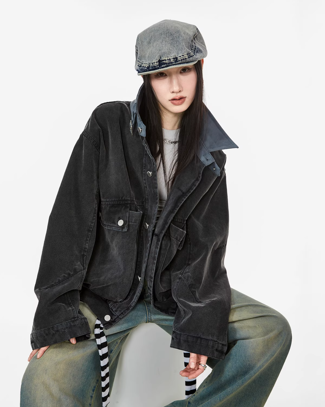 Vintage Pocket Work Jacket ICM0072