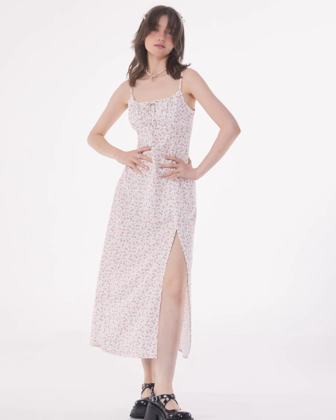 Retro Plaid Camisole Dress ZZF0199