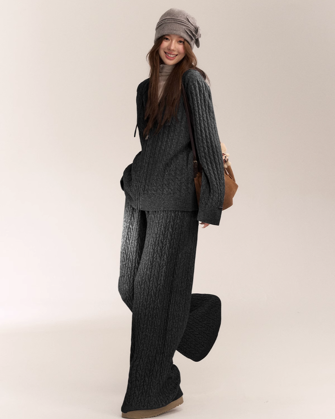 Cable Knit Hoodie / Cable Knit Pants ASG0008