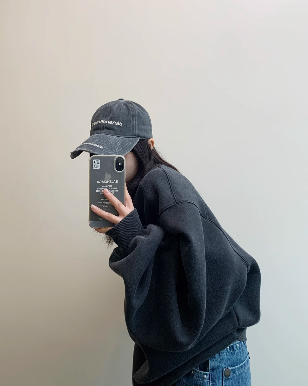 V-Neck Oversized Top YLS0795