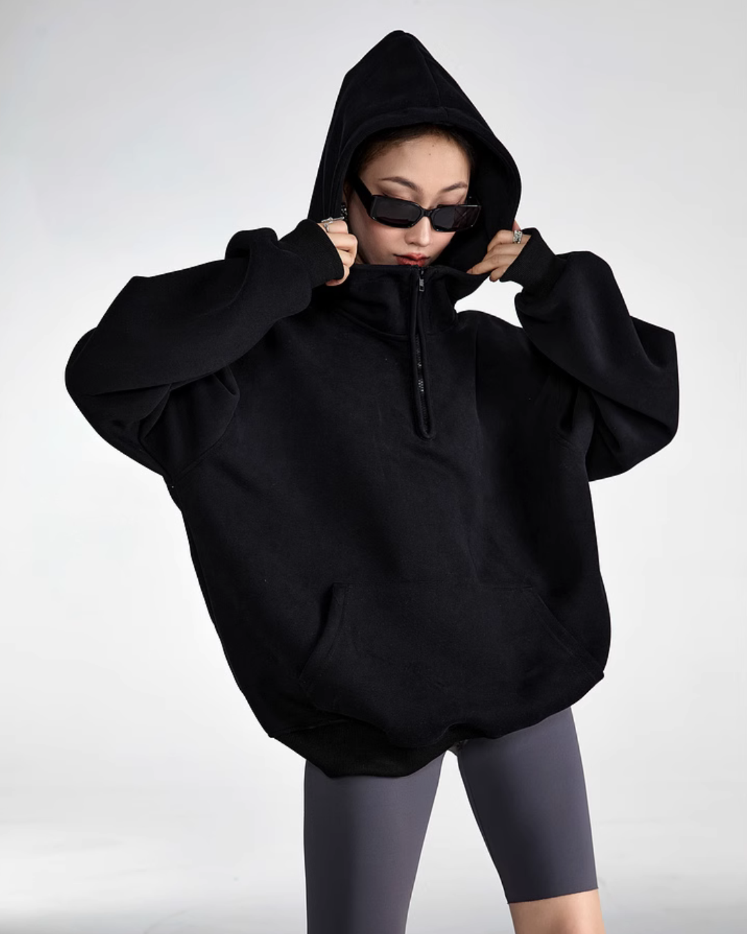 Half Zip Sweat Tops ICM0059