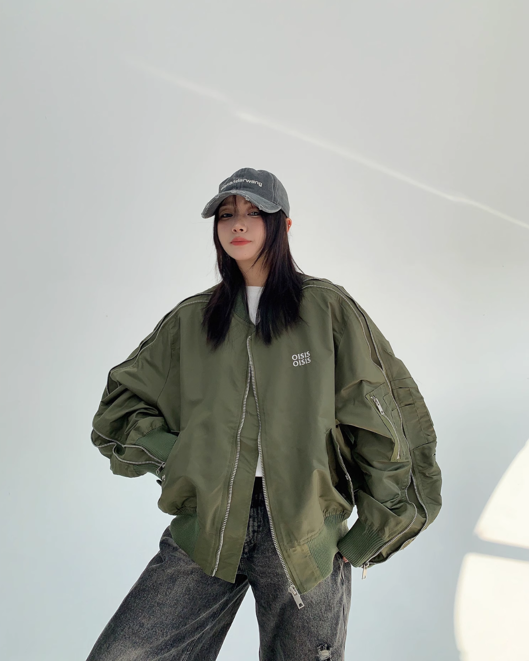 Zip Side Line MA-1 Blouson YLS0823