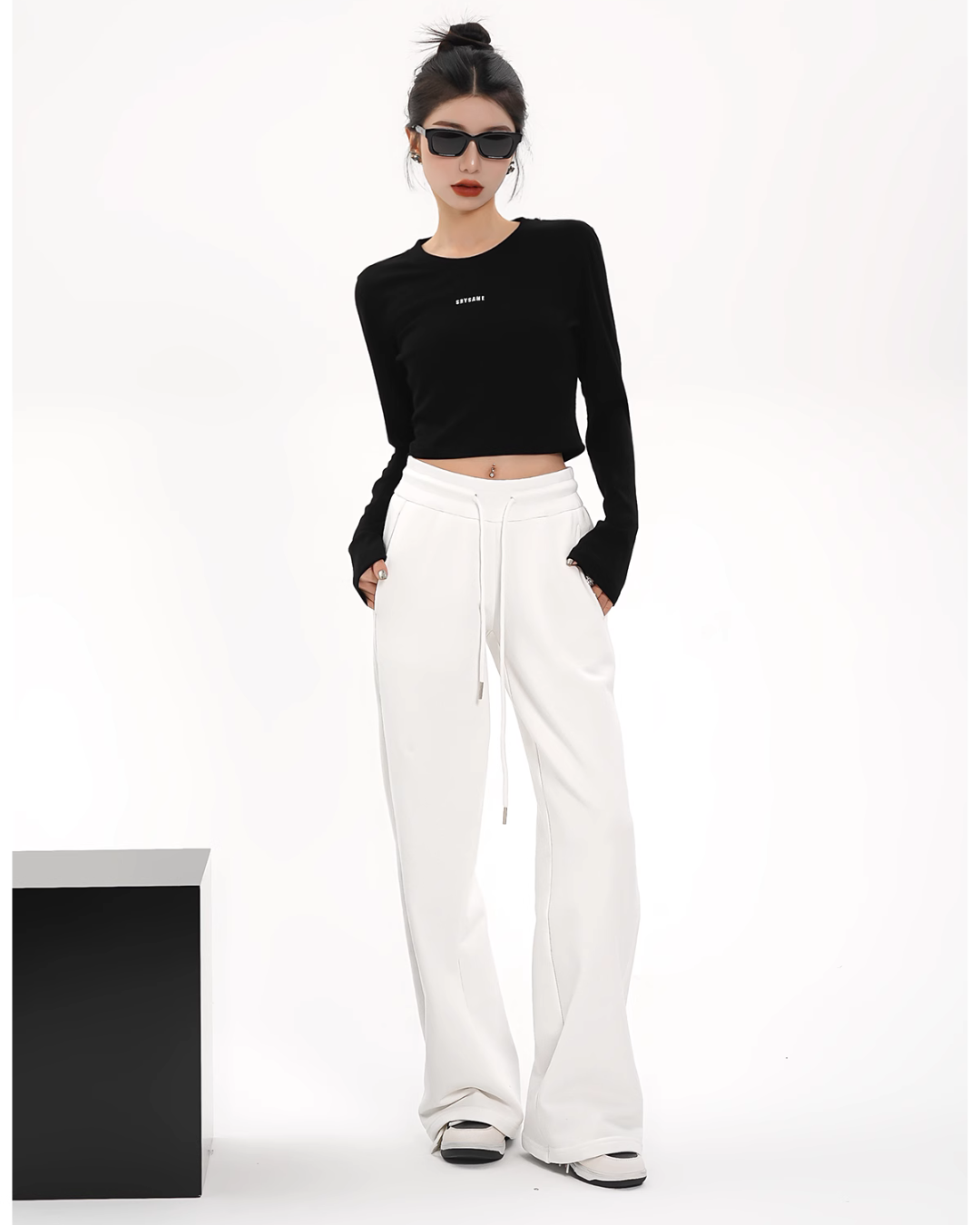 Straight Cotton Sweatpants SRS0277