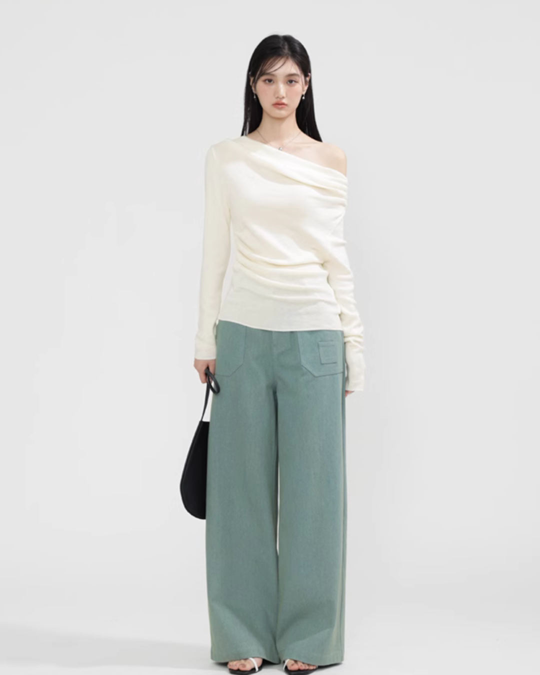 Draped Wrap Top CHS0008