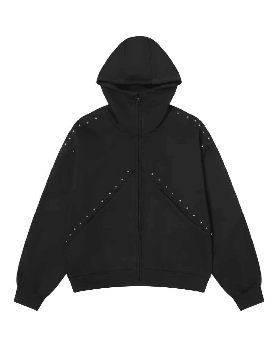 Ear Design Studded Hoodie BGS0022