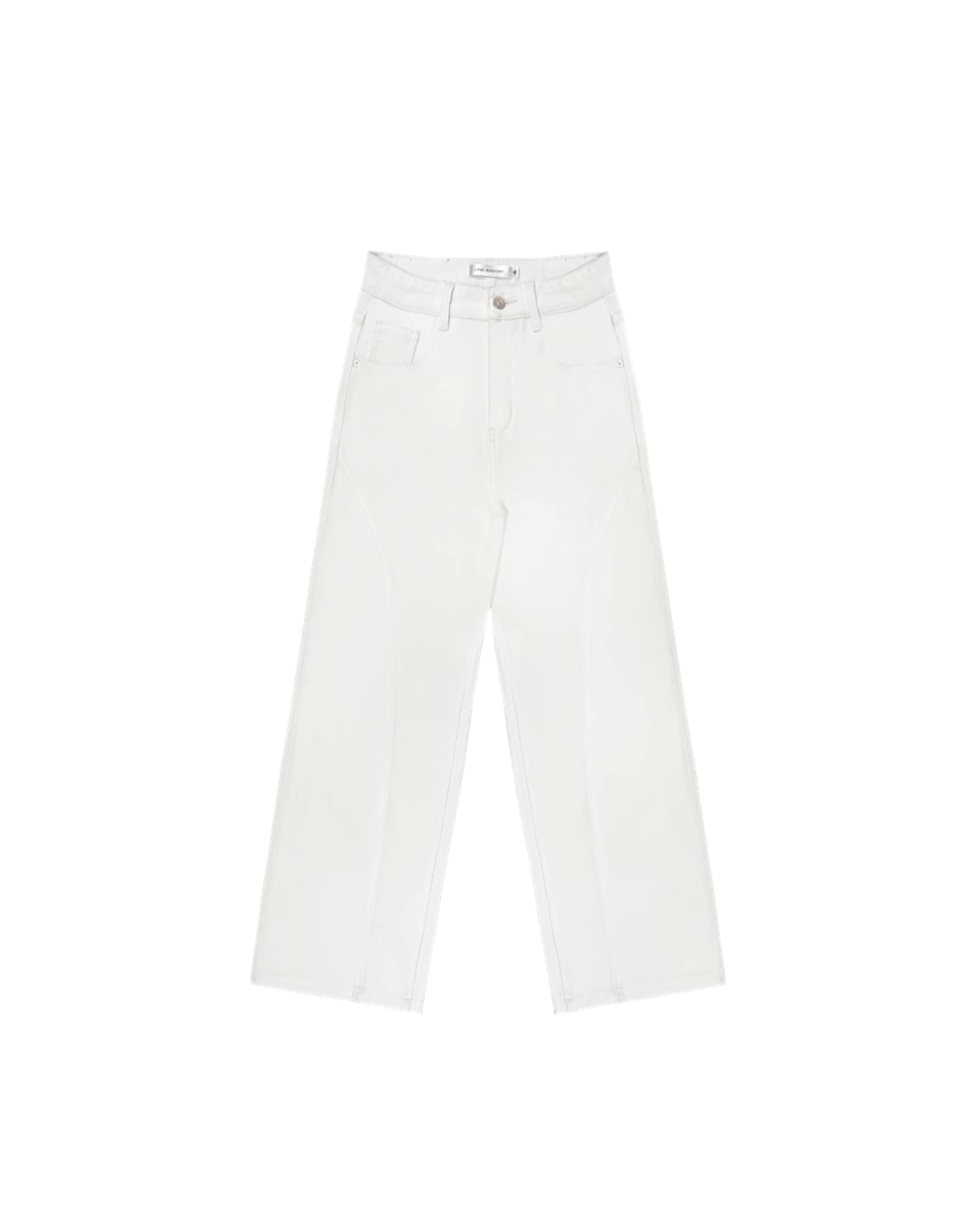 Light Sea Salt Blue Jacket / White Wide Pants ASG0021