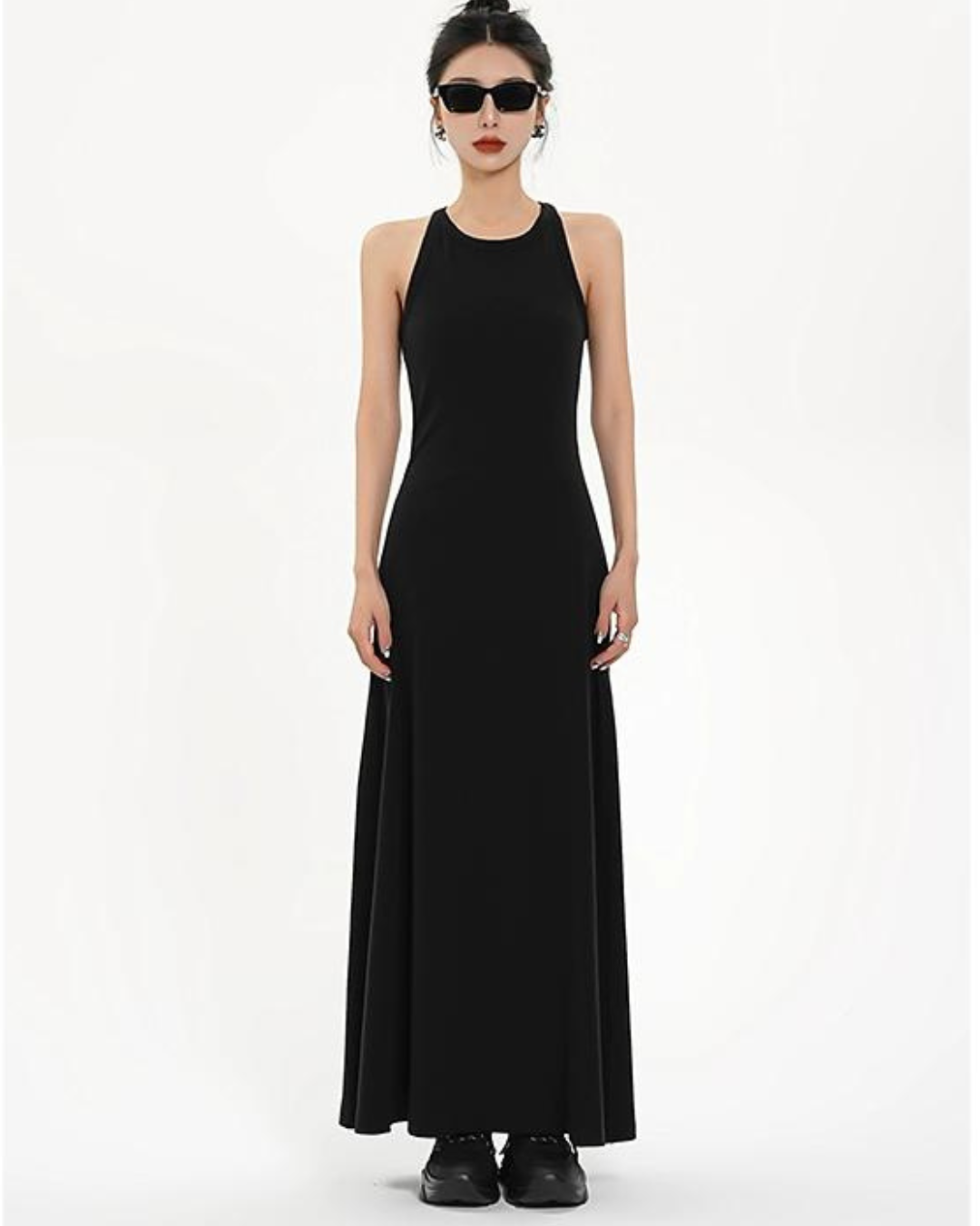 Halter Neck Long Dress SRS0275