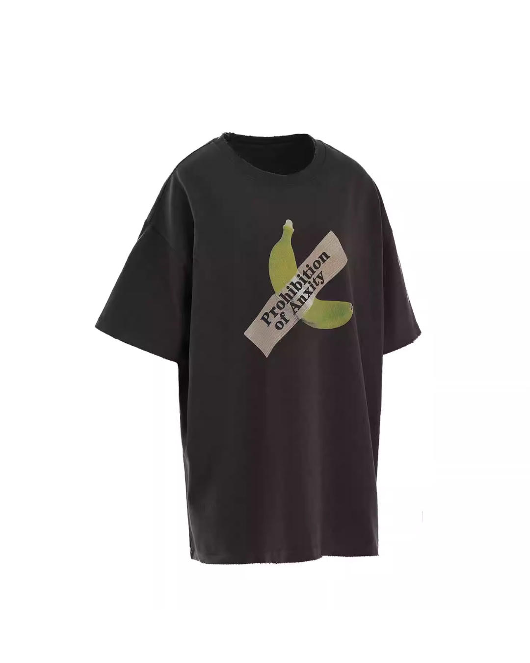 Banana Print Crew Neck T-Shirt ACS0253