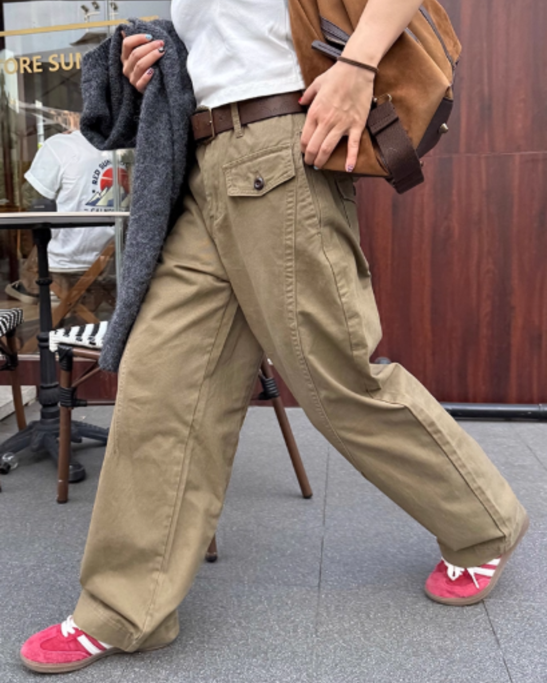 Retro Curved Knife Pants CYE0025