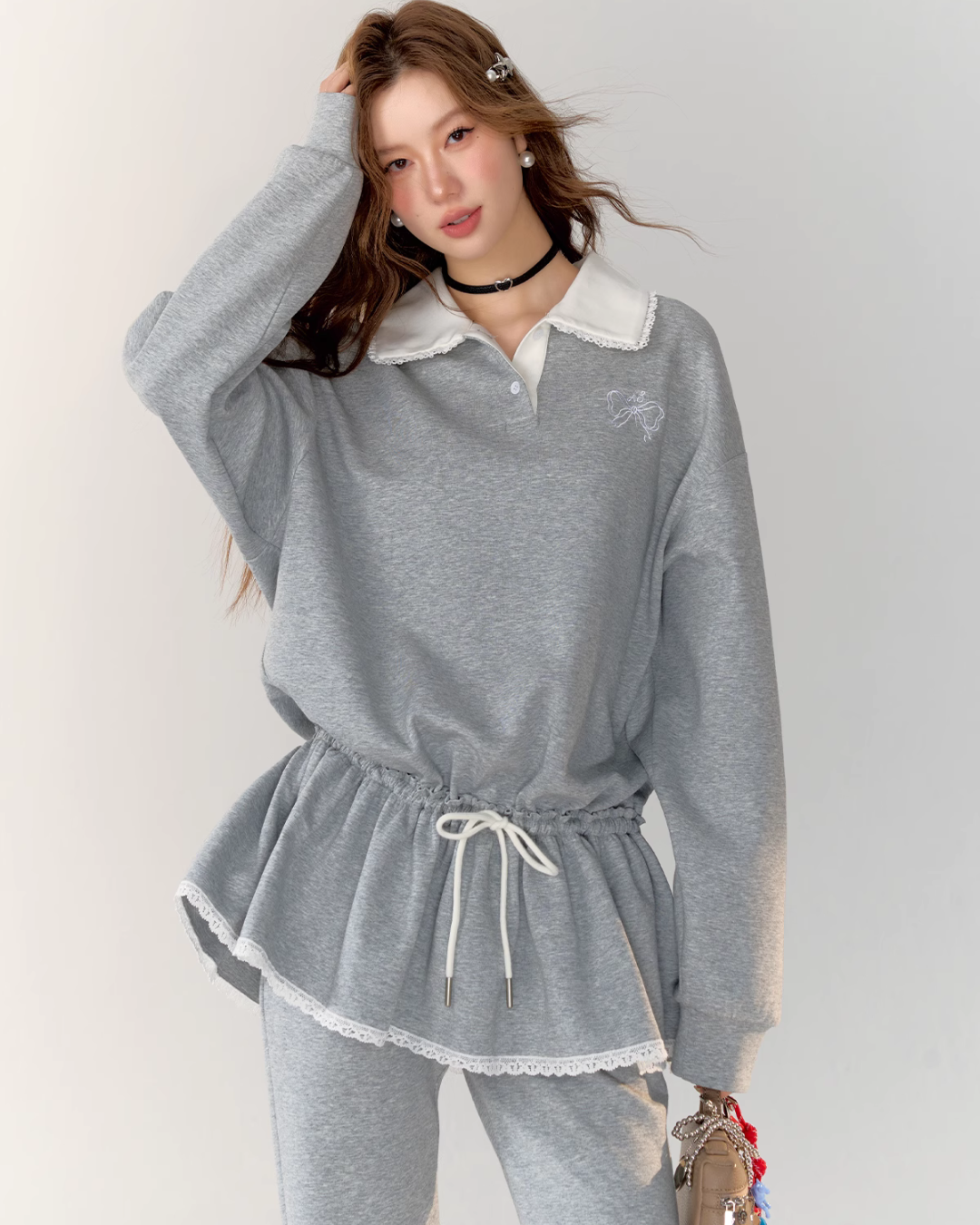 Polo Frill Dress / Flare Pants ASG0020