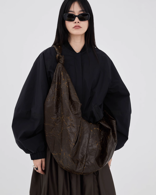 Vintage Oversize Crumpled Bag DSX0003