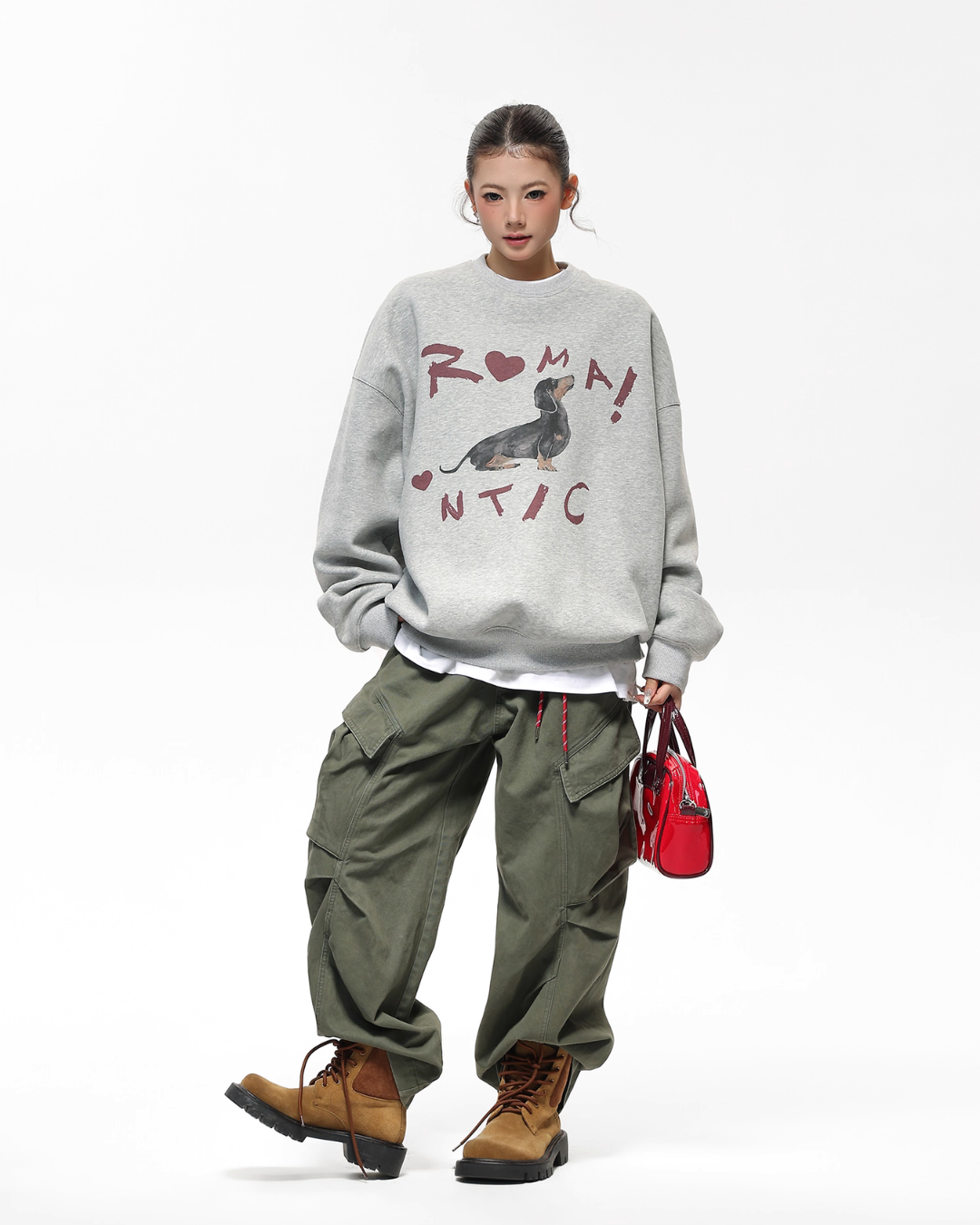 Dog Print Sweatshirt ACS0315