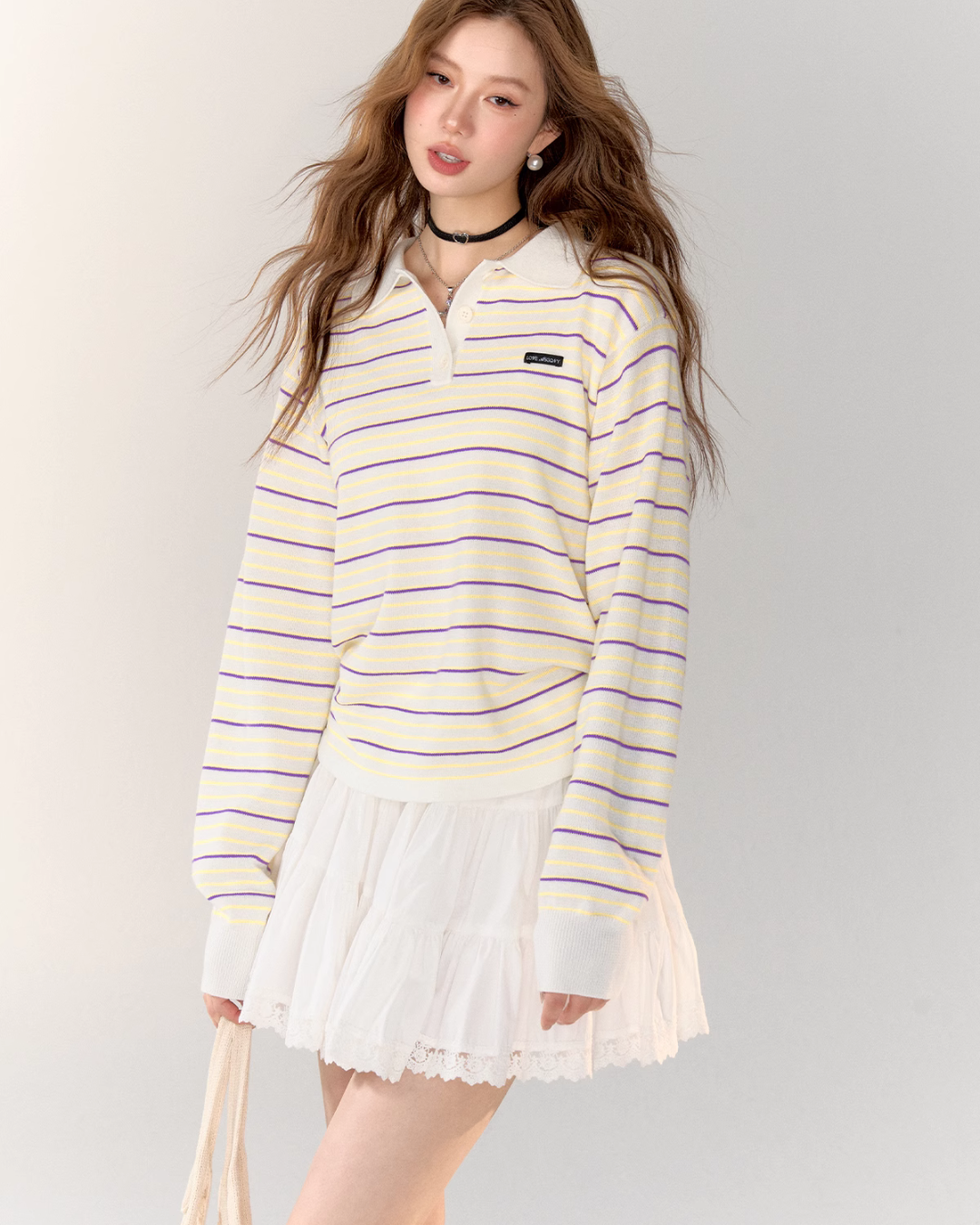 Polo Casual Long Sleeve Tops ASG0025