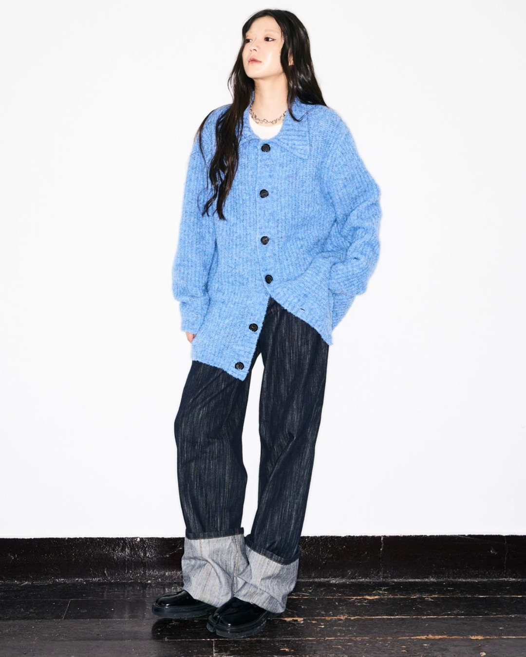 Wash Wide Denim Pants TKC0016