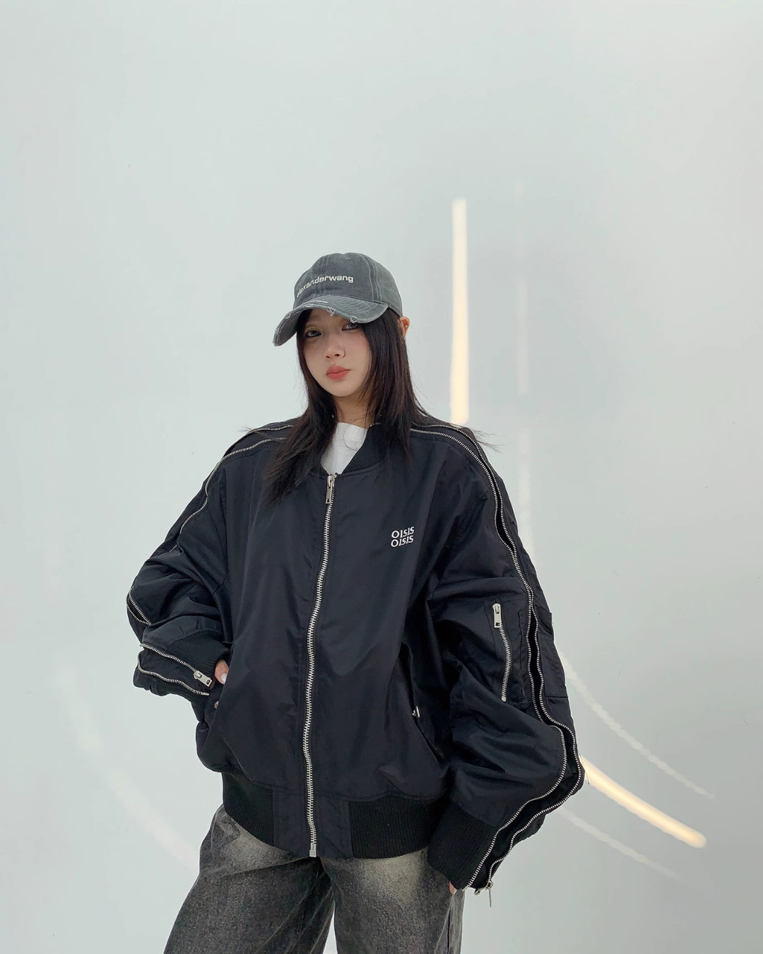 Zip Side Line MA-1 Blouson YLS0823