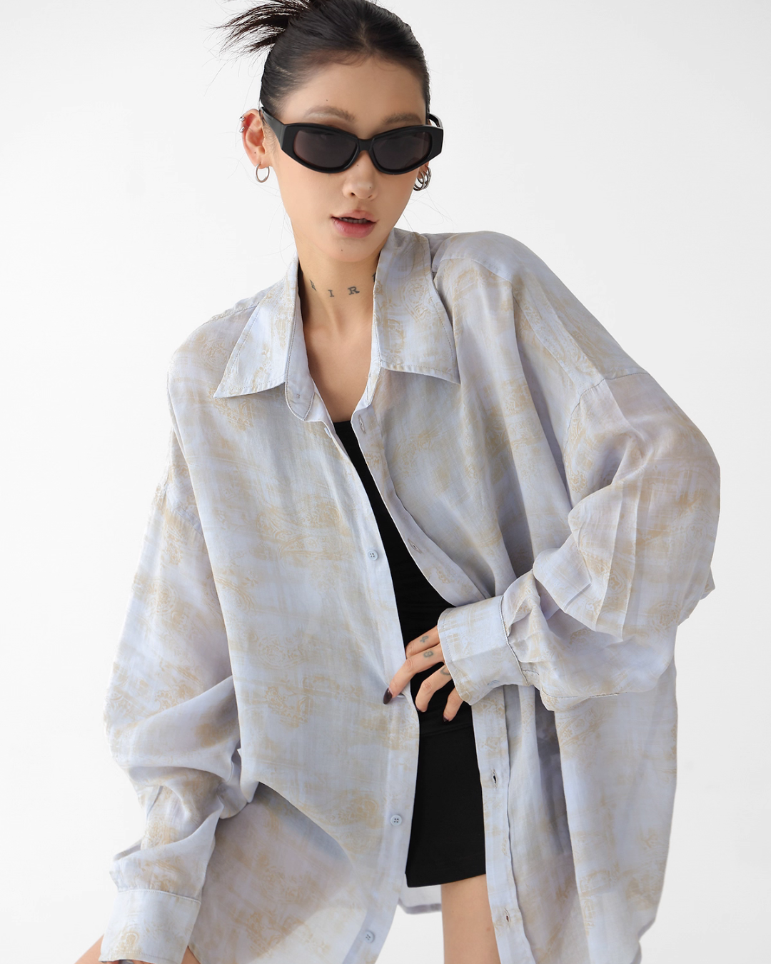 Vintage Gradient Long Sleeve Shirt ACS0263