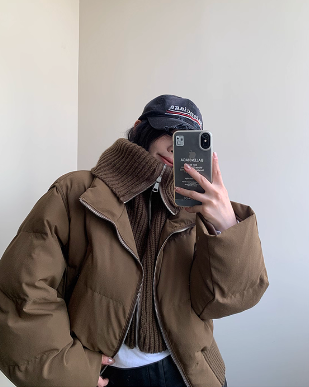 Boa Collar Down Jacket YLS0986