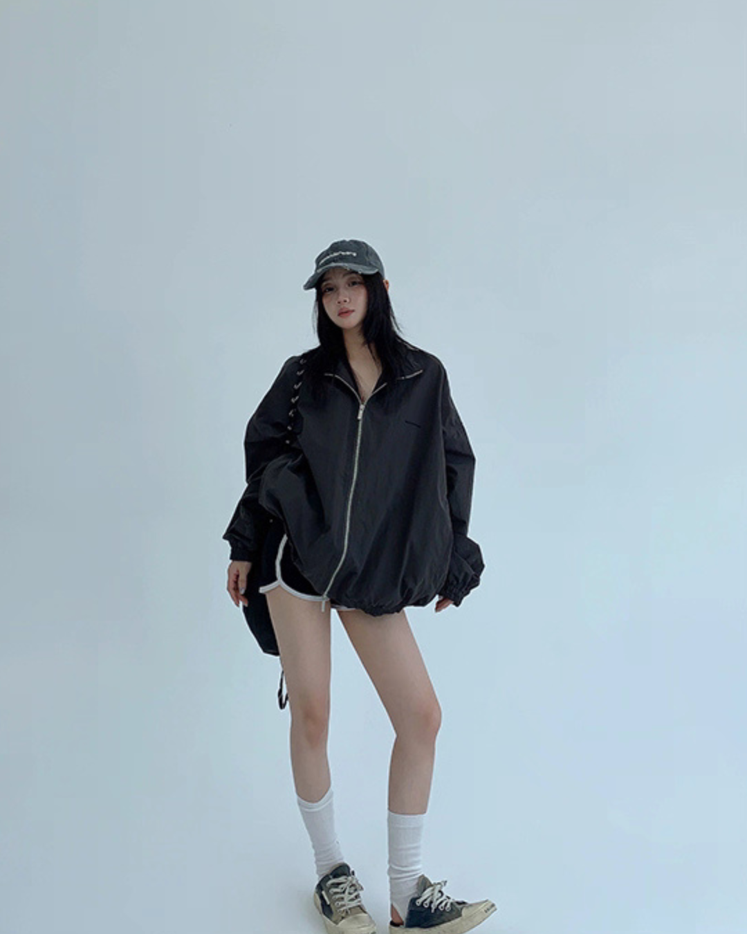 Back Logo Nylon Jacket YLS0906