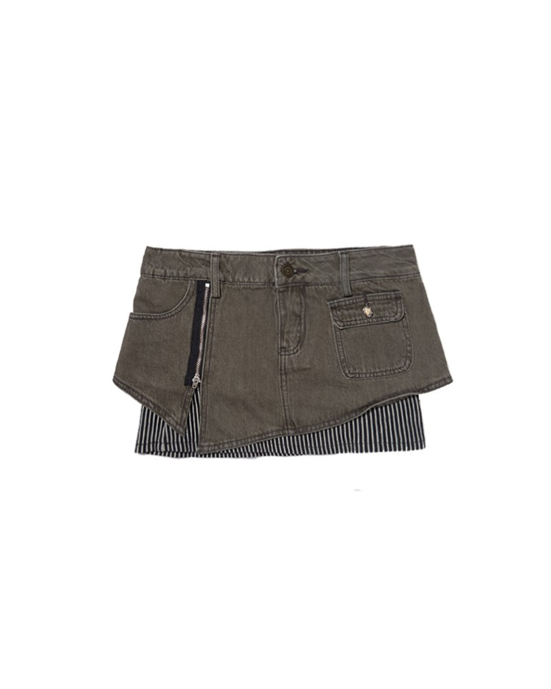 Street Punk Denim Skirt / Denim Leg Warmer ADW0001