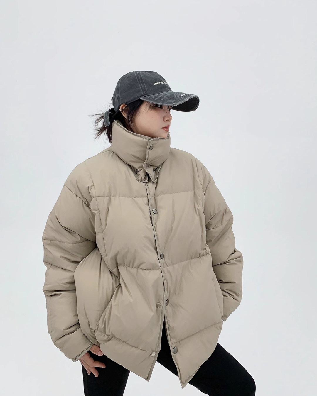 High Neck Down Jacket YLS0638