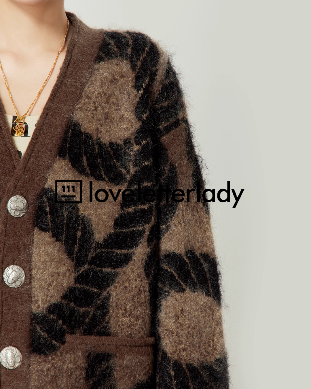 Rope Design Knit Cardigan LLA0520