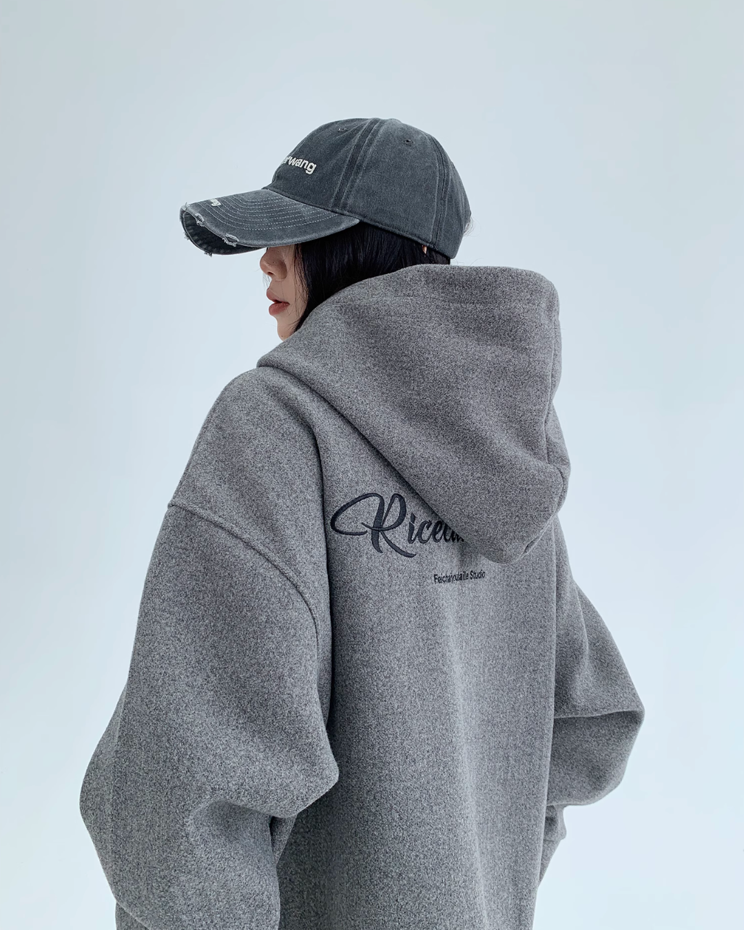 Double Zipper Logo Hoodie YLS0350